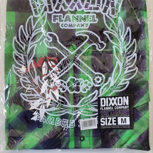 Dixxon THE LAGOON- Horror Series Friday 13th -Short Sleeve Bamboo Shirt -Men's M - Picture 7 of 9